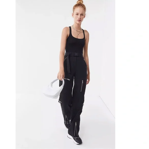 I.AM.GIA Elevara High-Rise Zipper Pant Black Size Small - Picture 2 of 15